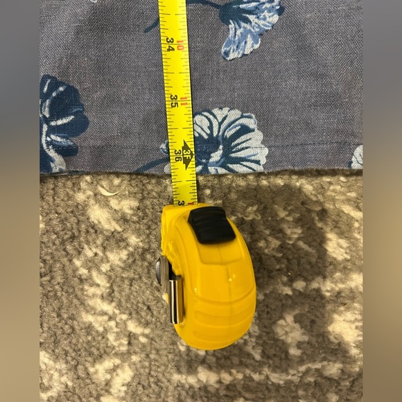 L. L. Bean Floral Blue Dress size 10 100% Linen (E100) - Picture 7 of 7